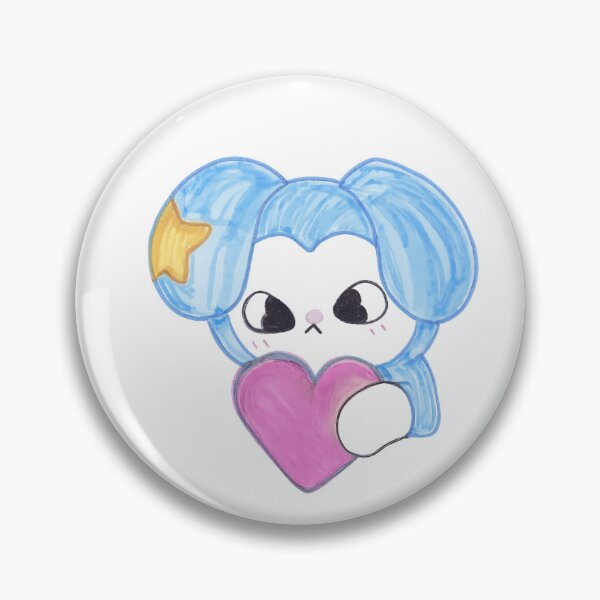Item preview, Korean POP star badge designed and sold by LoLovi.