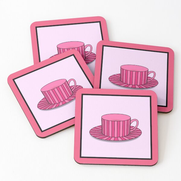 Item preview, Perfect cup of tea - Pink Backdrop designed and sold by rodwelldesigns.