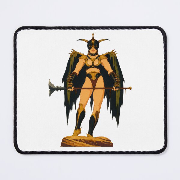 Item preview, Dark Valkyrie Warrior | Gothic Fantasy Guardian | Classic Western Animation Style designed and sold by Hollow Moon Studios..
