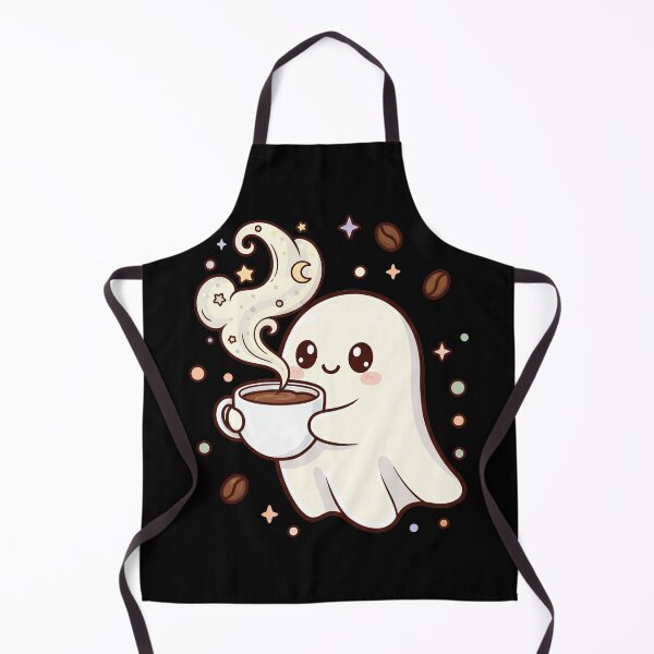 Item preview, Coffee Ghost – Cute illustration for coffee lovers designed and sold by Nima Designs .
