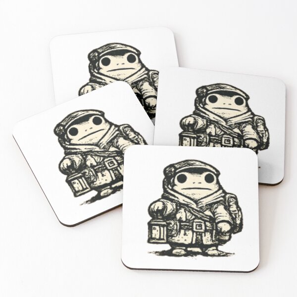Item preview, Medieval Frog Merchant | Fantasy Frog Woodcut Illustration designed and sold by XXeRoXX.