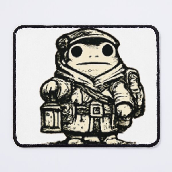 Item preview, Medieval Frog Merchant | Fantasy Frog Woodcut Illustration designed and sold by XXeRoXX.