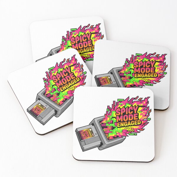 Item preview, Spicy Mode Tilted Cartridge Glitch Art Retro designed and sold by ryanguas.