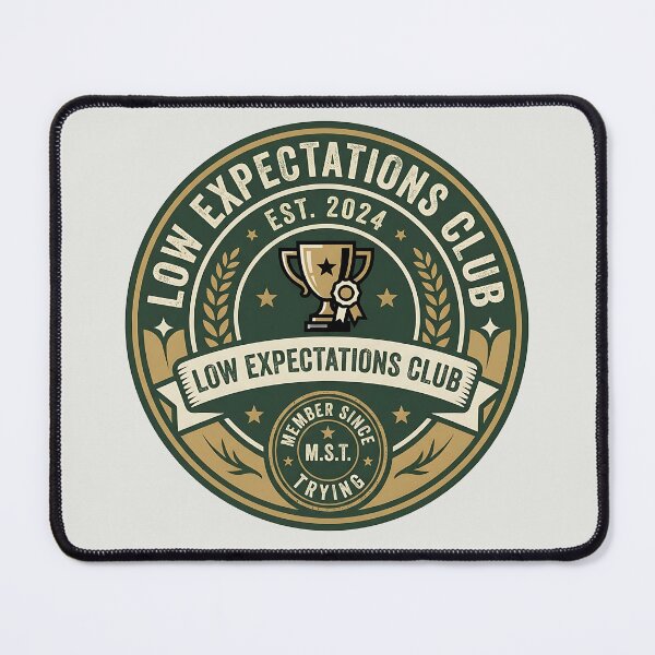 Item preview, Low Expectations Club Est 2024 Vintage designed and sold by Zazz Lee.