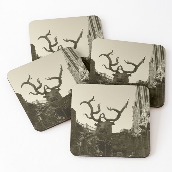 Item preview, Kenilworth Castle Back in time Stag Head designed and sold by Am Fear Liath Mòr Designs.