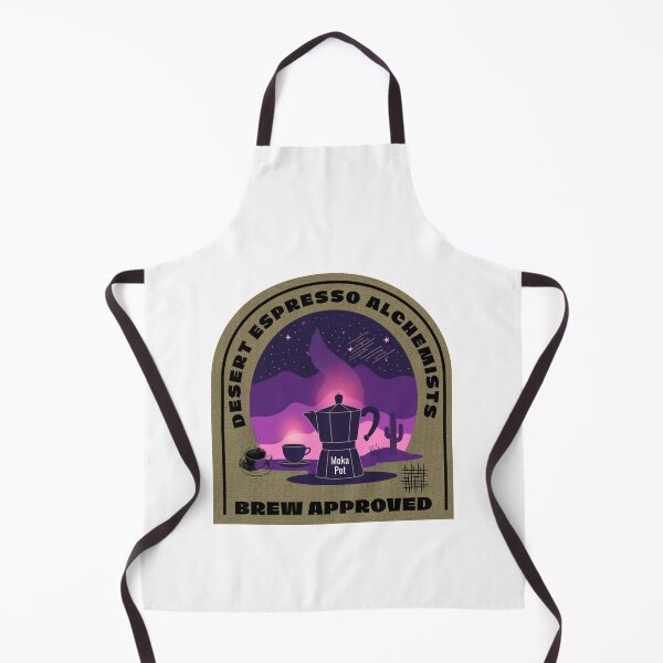 Item preview, Moka Pot Espresso Maker - Desert Coffee Alchemy Badge designed and sold by aliyeus.