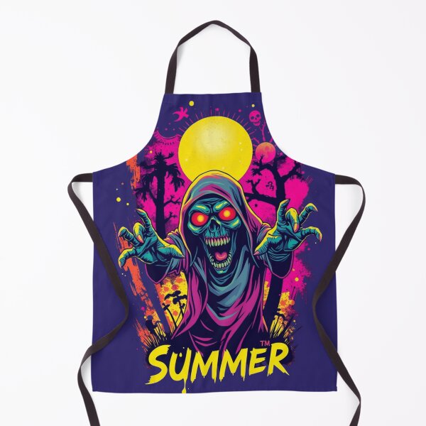 Item preview, Endless Summer Zombie Ghoul Neon Art designed and sold by ERODED SELF.