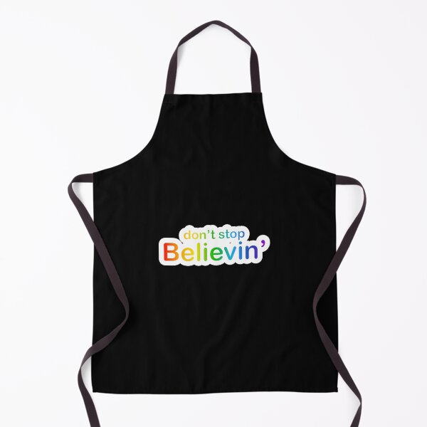 Item preview, Don't Stop Believin' "Believing" Rainbow Car Bumper Sticker Hats Shirts designed and sold by Rolographics1.