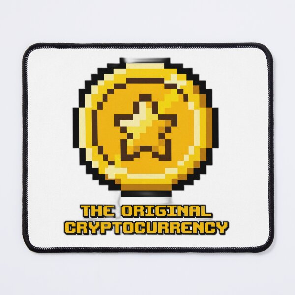 Item preview, Original Cryptocurrency Pixel Coin Retro Gaming designed and sold by ryanguas.