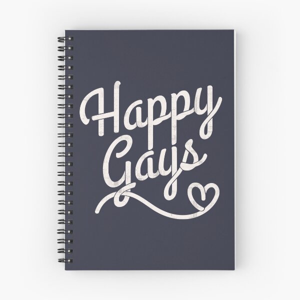 Item preview, Cute Happy Gays Cursive Script Art Heart White designed and sold by TackyTime.