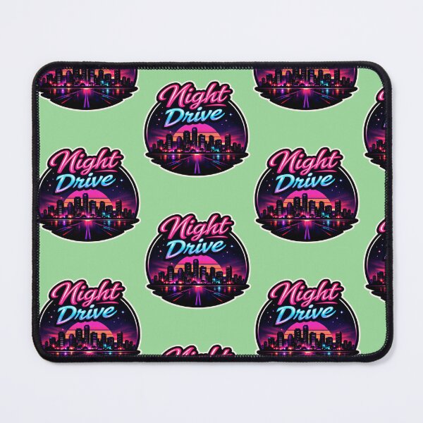 Item preview, Night Drive - Synthwave Neon City designed and sold by Navarro-Vintage.