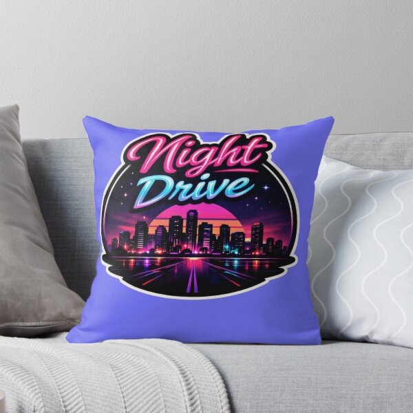 Item preview, Night Drive - Synthwave Neon City designed and sold by Navarro-Vintage.