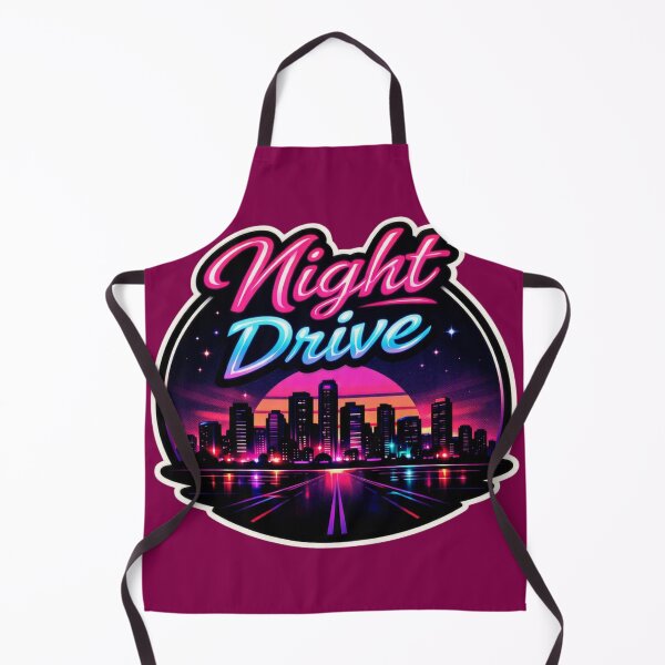 Item preview, Night Drive - Synthwave Neon City designed and sold by Navarro-Vintage.