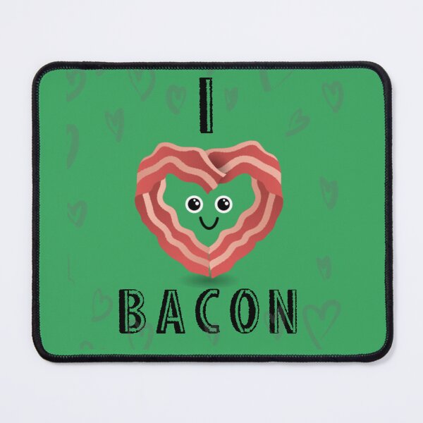 Item preview, I LOVE BACON designed and sold by CarnivoreGifts.