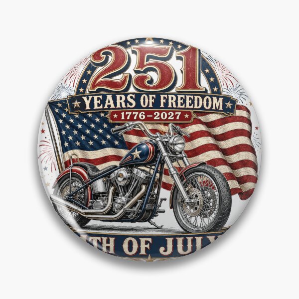 Item preview, 251st Anniversary of the USA - American Chopper – 251 Years of Freedom designed and sold by Collins Design.