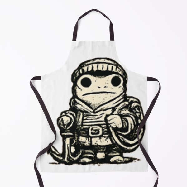 Item preview, Medieval Frog Fisherman | Fantasy Frog Woodcut Illustration designed and sold by XXeRoXX.