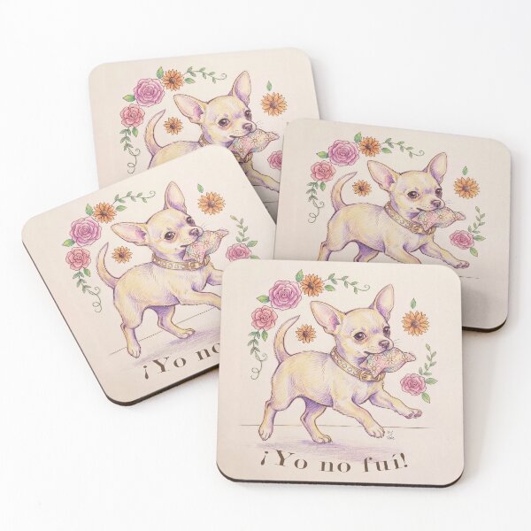 Item preview, I didn't do it!! Innocent-faced chihuahua puppy designed and sold by Valery´s art.