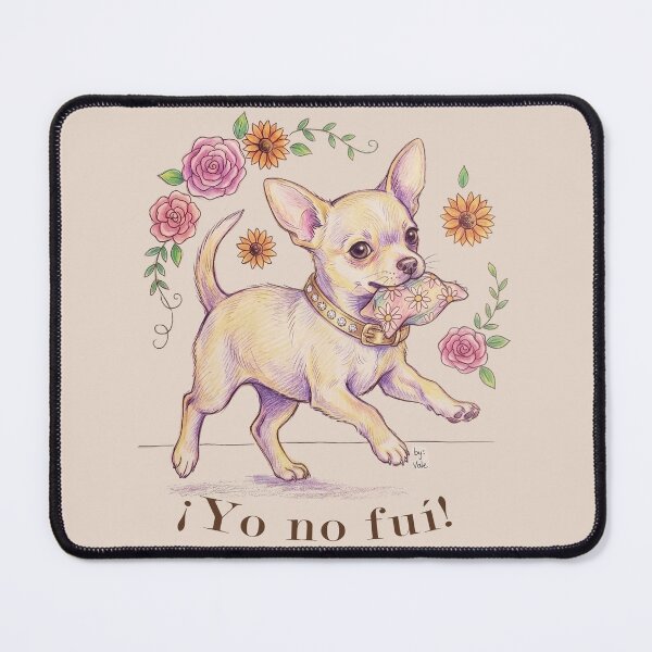 Item preview, I didn't do it!! Innocent-faced chihuahua puppy designed and sold by Valery´s art.