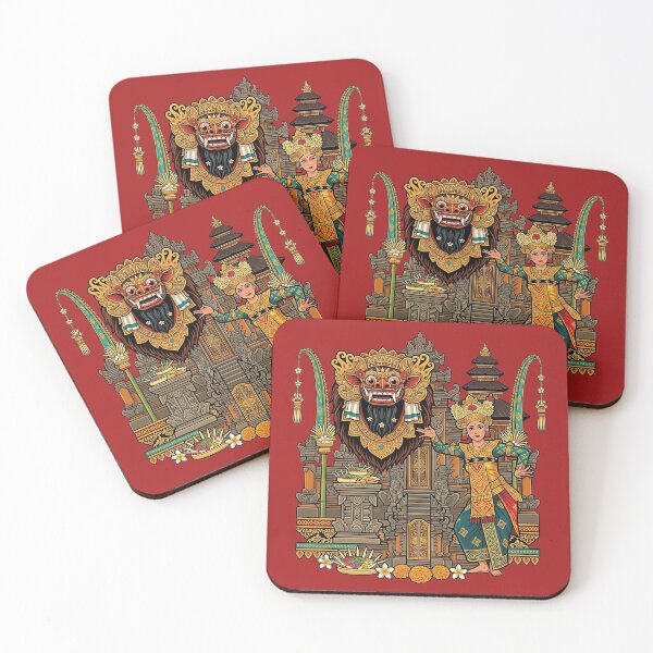 Item preview, Barong Temple Guardian – Sacred Balinese Dance Heritage Art designed and sold by cannsuh.