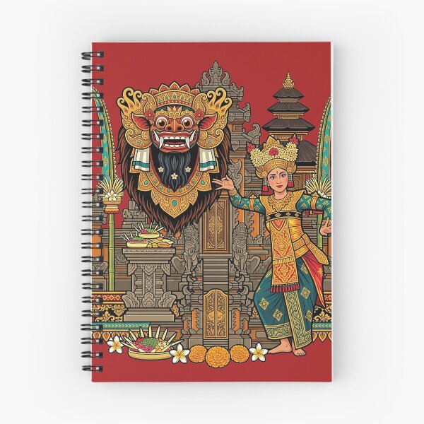 Item preview, Barong Temple Guardian – Sacred Balinese Dance Heritage Art designed and sold by cannsuh.