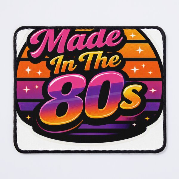 Item preview, Made In The 80s - Retro Neon Badge designed and sold by Navarro-Vintage.