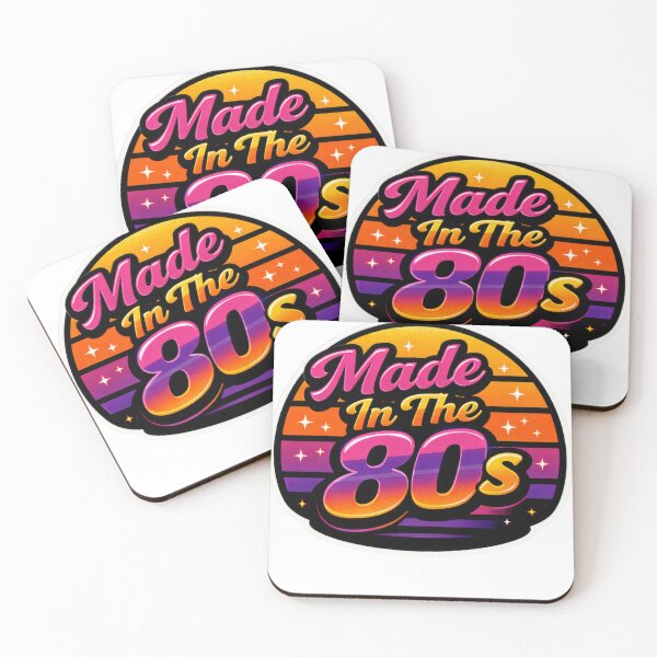 Item preview, Made In The 80s - Retro Neon Badge designed and sold by Navarro-Vintage.