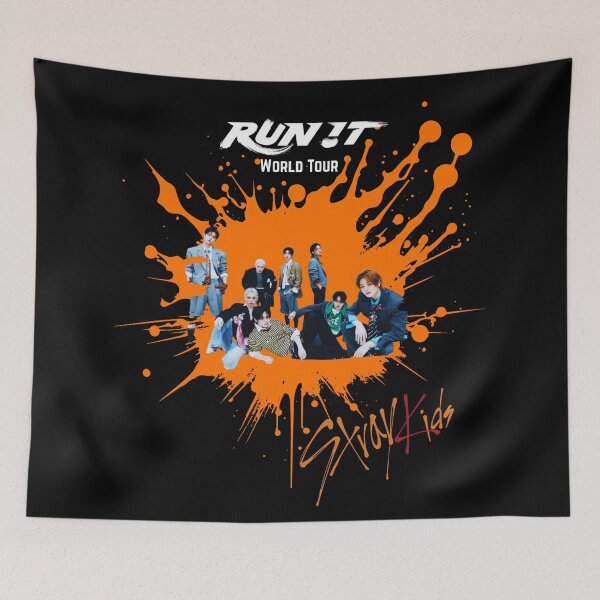 Item preview, STRAY KIDS Run It World Tour designed and sold by M4ch4Moch1Design.