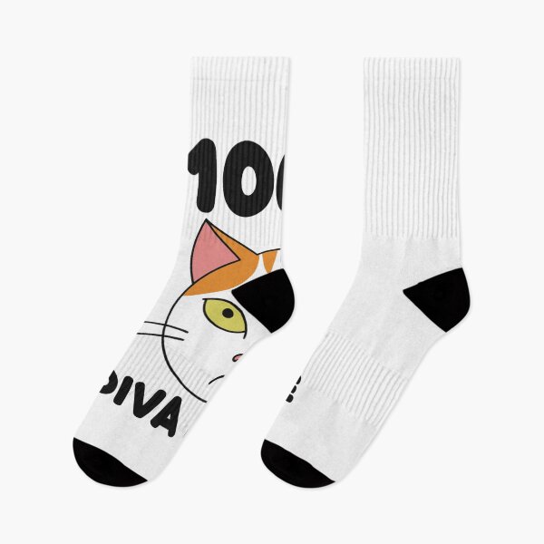 Item preview, 100% Diva Mode Cat T-Shirt | Funny Black Cat Graphic Tee | Sassy Cat Lover Gift for Women designed and sold by Charonde.