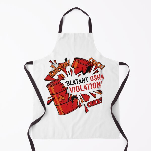 Item preview, OSHA Violation Red Barrel Retro Gaming Funny designed and sold by ryanguas.