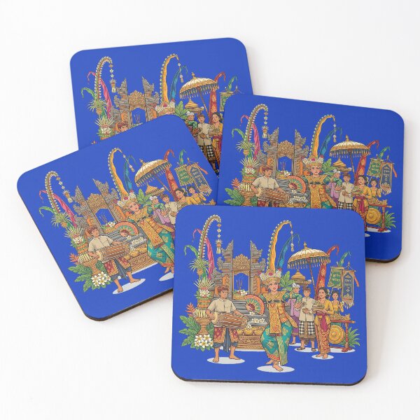 Item preview, Balinese Festival Procession – Sacred Temple Ceremony Illustration designed and sold by cannsuh.