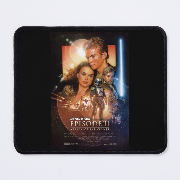 Item preview, Vintage Movie Starswars Episode II Attack Poster designed and sold by sintiamarischa.