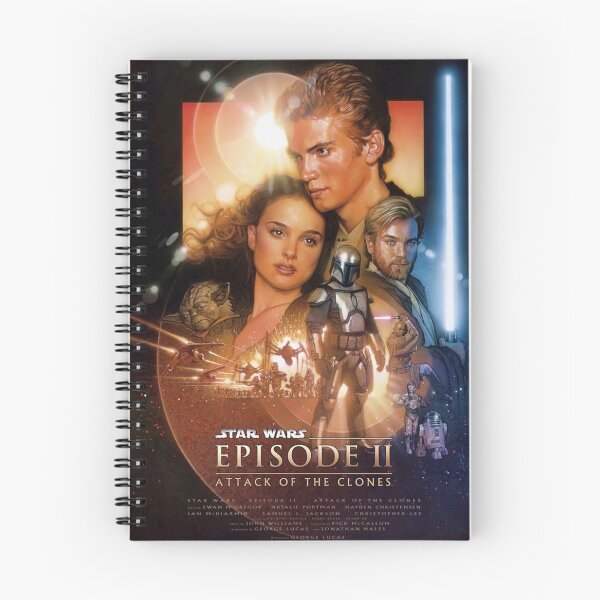 Item preview, Vintage Movie Starswars Episode II Attack Poster designed and sold by sintiamarischa.