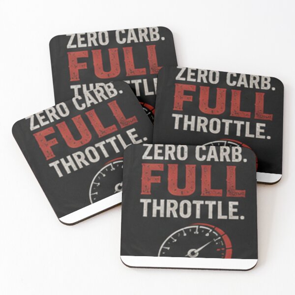 Item preview, ZERO CARB FULL THROTTLE designed and sold by CarnivoreGifts.