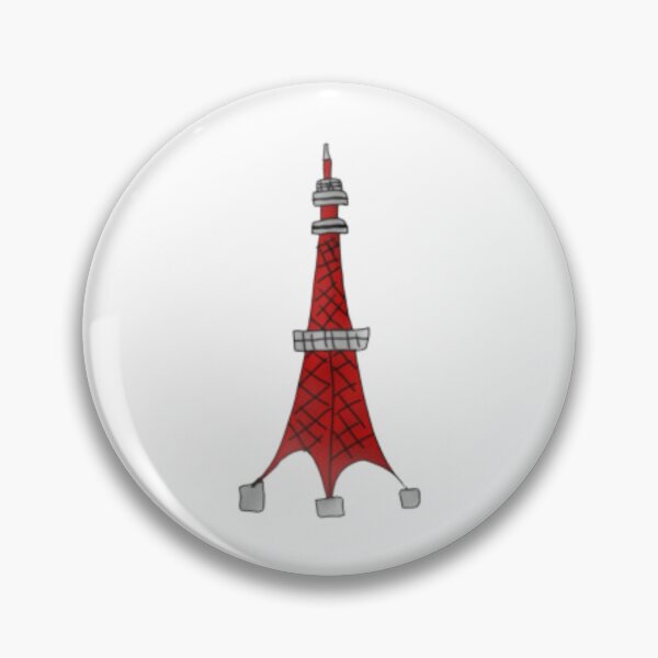 Item preview, Red Tokyo Japanese Tower designed and sold by RevArtist.
