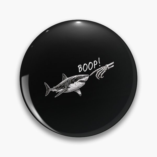 Item preview, Boop The Shark Skeleton Hand - Funny Great White Shark Ocean  designed and sold by Rahamkshop.