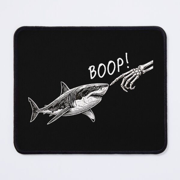 Item preview, Boop The Shark Skeleton Hand - Funny Great White Shark Ocean designed and sold by Rahamkshop.