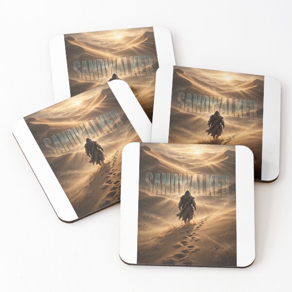 Item preview, Sandwalker | Epic Desert Wanderer Sci-Fi Fantasy Landscape Art designed and sold by Pixel Alchemy1.