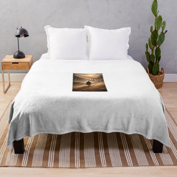 Item preview, Sandwalker | Epic Desert Wanderer Sci-Fi Fantasy Landscape Art designed and sold by ViboraStudio.