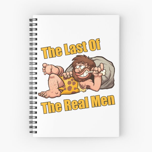 Item preview, The Last Of The Real Men Funny Caveman designed and sold by CreativeCrest.