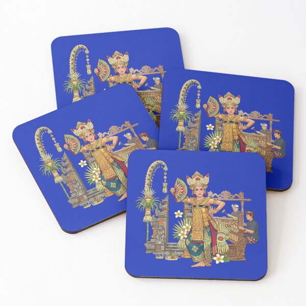 Item preview, Balinese Fan Dance with Gamelan – Sacred Temple Performance Art designed and sold by cannsuh.