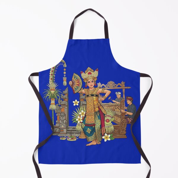 Item preview, Balinese Fan Dance with Gamelan – Sacred Temple Performance Art designed and sold by cannsuh.