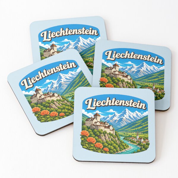 Item preview, Liechtenstein - Alpine Castle and Valley designed and sold by Myra365Art.