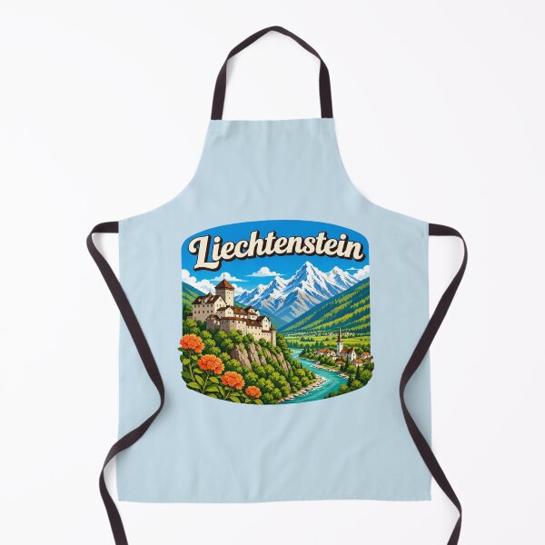 Item preview, Liechtenstein - Alpine Castle and Valley designed and sold by Myra365Art.