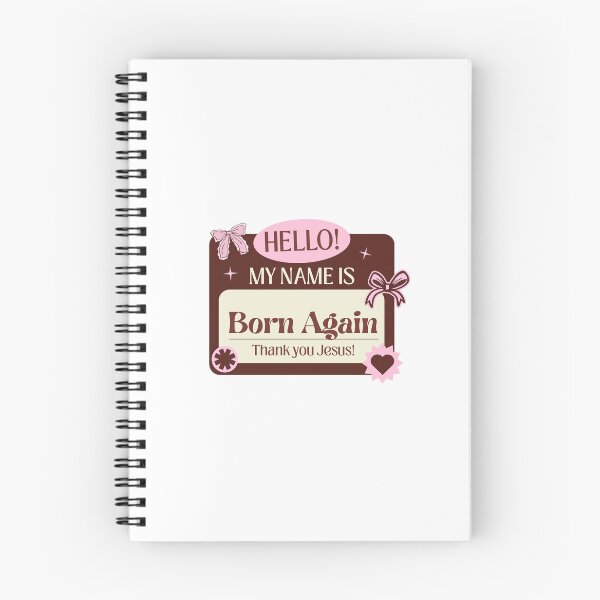 Item preview, Hello! My name is Born Again! Christian Fun Modest Born Again Christian  designed and sold by Christ Above .