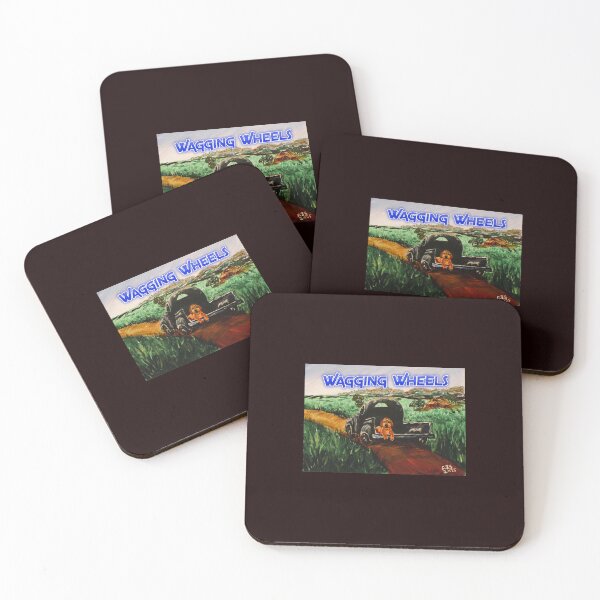 Item preview, Wagging Wheels designed and sold by SquaresArt.