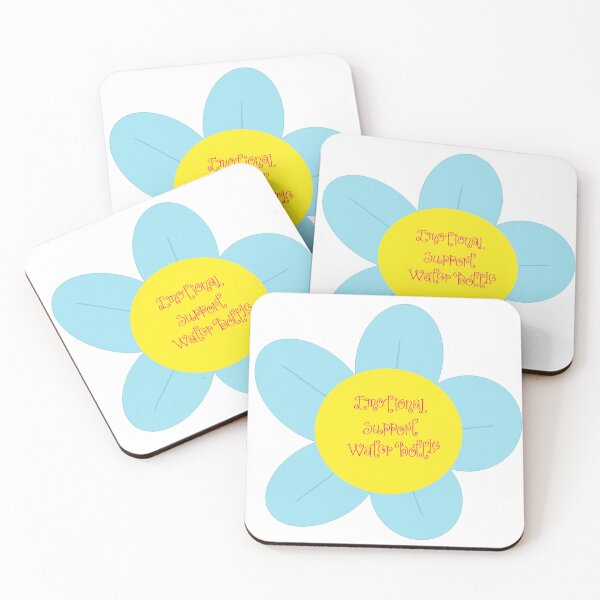 Item preview, Emotional Support Water Bottle-Cute Flower Sticker designed and sold by Sissy’s shop.