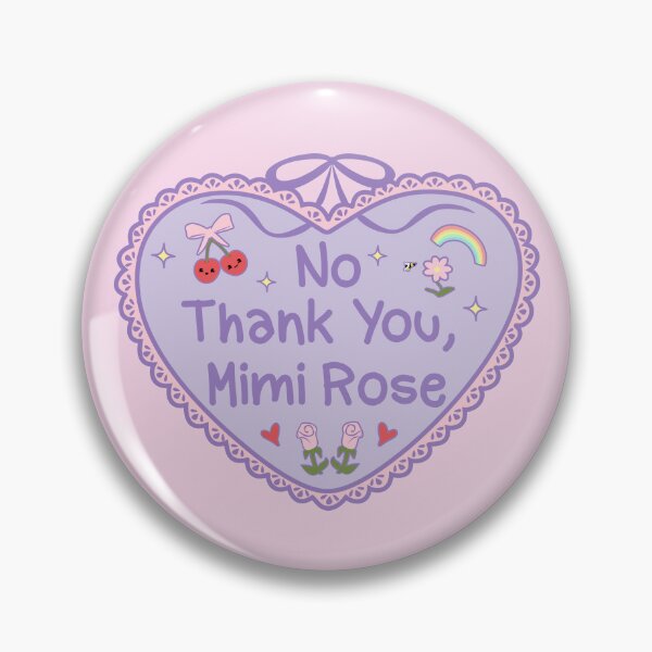 Item preview, No thank you Mimi Rose designed and sold by Bruna Esmanhotto.