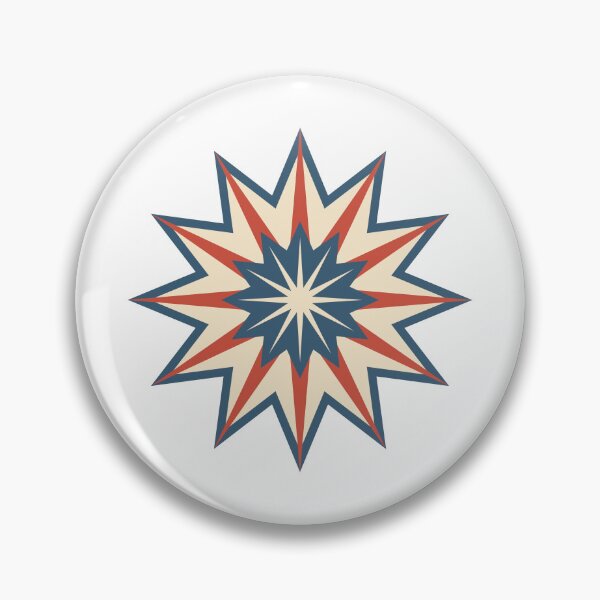 Item preview, Retro Nautical Starburst Pattern designed and sold by Moodprint5.