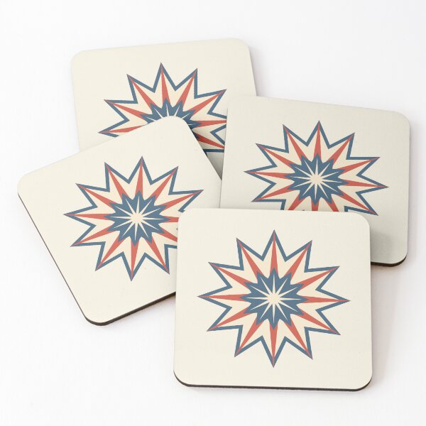 Item preview, Retro Nautical Starburst Pattern designed and sold by Moodprint5.