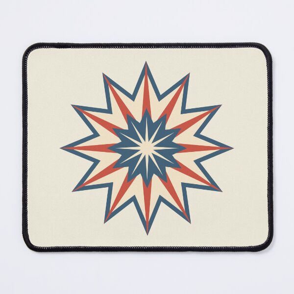 Item preview, Retro Nautical Starburst Pattern designed and sold by Moodprint5.